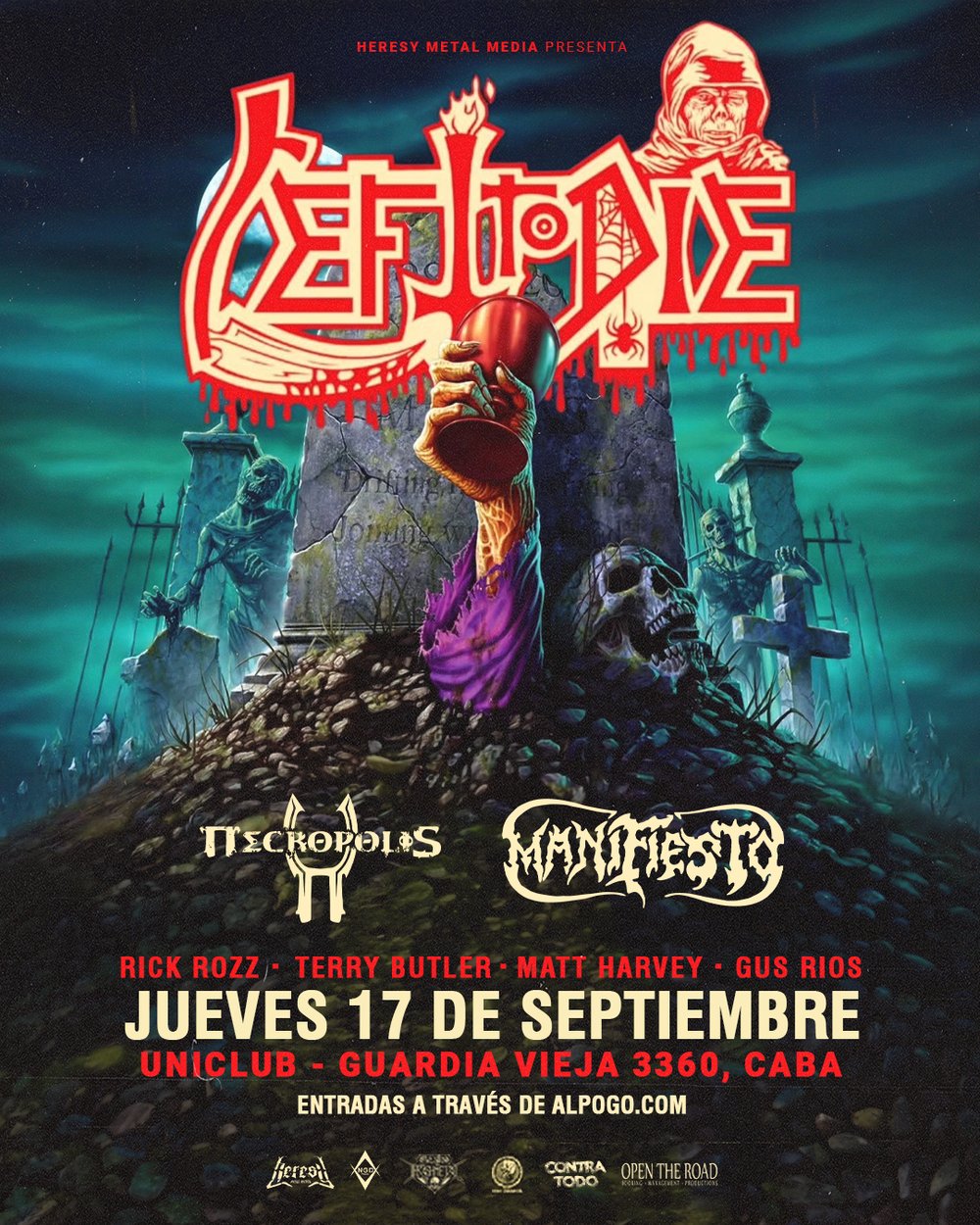 Left To Die en Buenos Aires