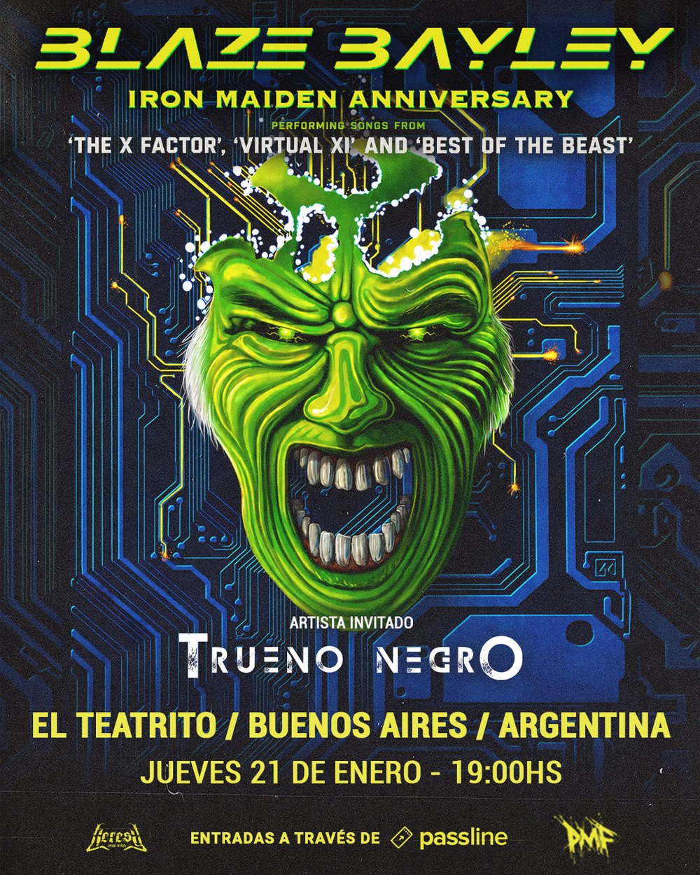 Blaze Bayley en Buenos Aires